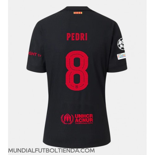 Camiseta Barcelona Pedri Gonzalez #8 Segunda Equipación Replica 2024-25 mangas cortas